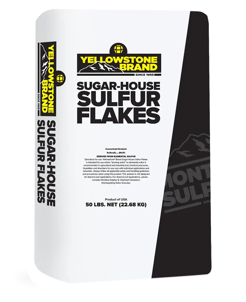 Montana Sulphur Sugar House Sulfur Flakes